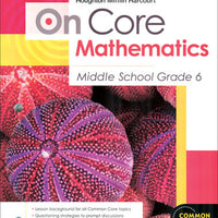 On Core Mathematics Grade 6 Teacher Edition