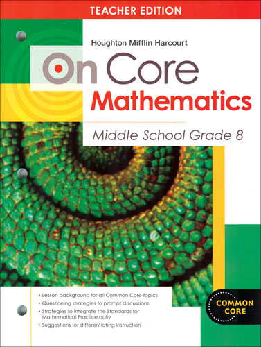 On Core Mathematics Grade 8 Teacher Edition