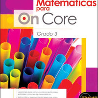 On Core Math Grade 3 Spanish Student Edition