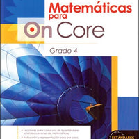 On Core Math Grade 4 Spanish Student Edition