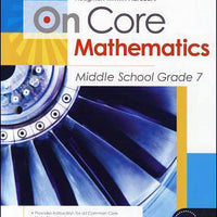 On Core Mathematics Grade 7 Bundle - 10 Student Editions