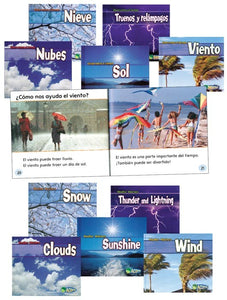 Weather Watchers Spanish and English Book Set