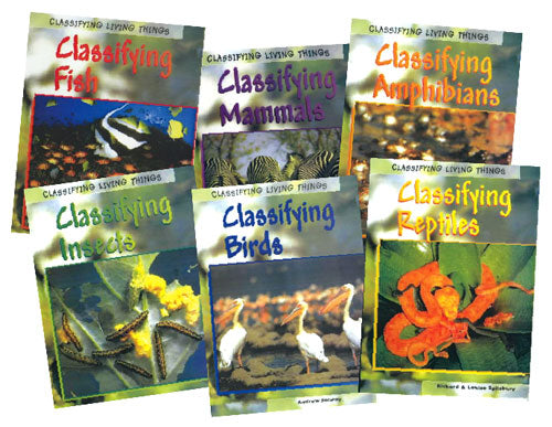 Classifying Living Things Paperback Book Set of 6