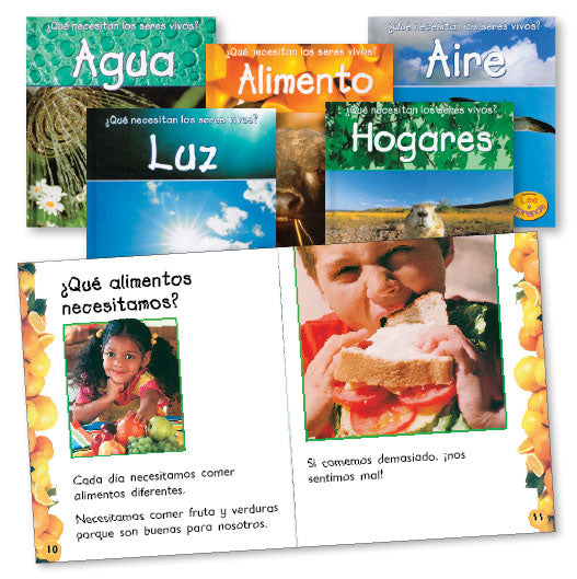 What Living Things Need Spanish Book Set