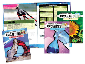 Science Fair Projects Library Bound Book Set
