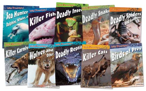 Wild Predators Library Bound Book Set