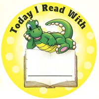 Today I Read with Dinosaur Stickers