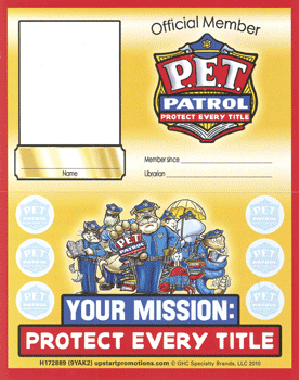 P.E.T. Patrol (Protect Every Title) ID Badges