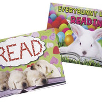 Read Double-Sided Puppy/Bunny Poster
