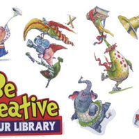 Be Creative at Your Library Window Clings