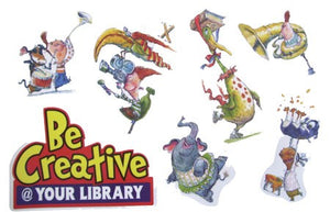 Be Creative at Your Library Window Clings