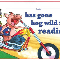 Hog Wild for Reading Certificates Pk/50