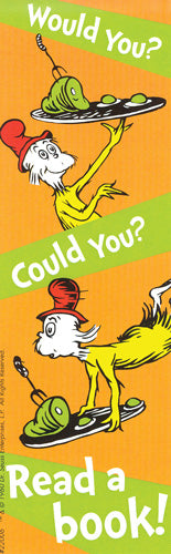 Would You? Could You? Read a Book! Bookmarks
