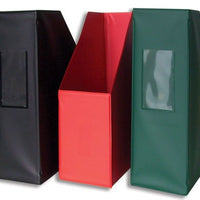 Collapsible Vinyl File - Red