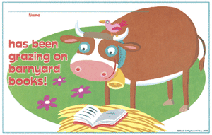 Grazing on Barnyard Books Reading Certificate