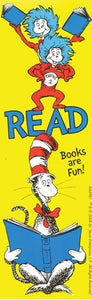 Cat in the Hat Books Are Fun Bookmarks