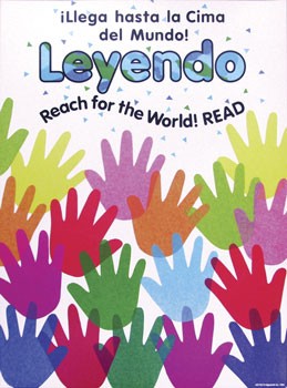 Reach for the World Spanish/English Poster