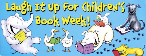 Laugh It Up Children's Book Week Banner