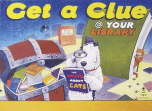 Get a Clue at Your Library Poster