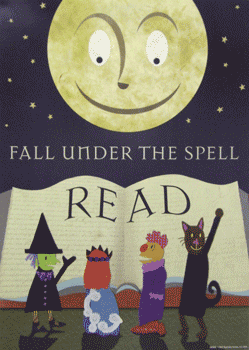Fall under the Spell Read Poster