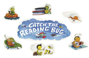Catch the Reading Bug Window Clings