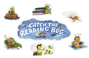 Catch the Reading Bug Window Clings | National School Products