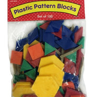Pattern Blocks 100 Standard Plastic