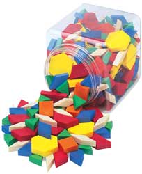 Standard Pattern Block Pattern Blocks 250 Standard | National School Products