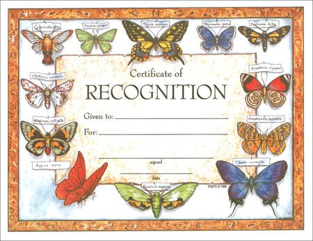 Certificate of Recognition with Bonus Frame