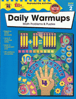 Daily Warmups: Math Problems & Puzzles Book Grade 2