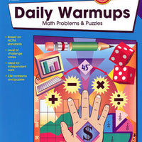 Daily Warmups: Math Problems & Puzzles Book Grade 5