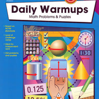 Daily Warmups: Math Problems & Puzzles Book Grade 6