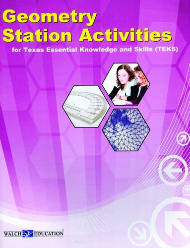 Math Station Activities for TEKS Math Geometry Book