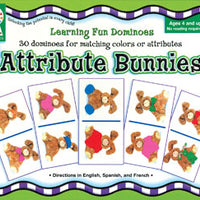 Attribute Bunnies Learning Dominoes