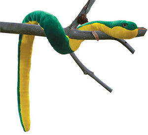 Snake Plush Yellow-Bellied 44 in.