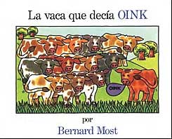 Cow That Went Oink Paperback Book Spanish