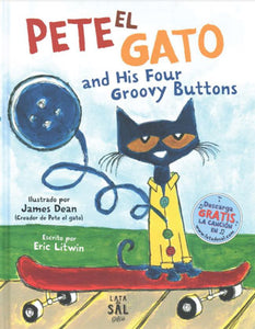 PETE THE CAT HIS FOUR GROOVY BUTTONS SPAN HDCVR