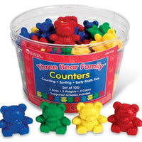 Teddy Bear Counters 102 in 6 Colors