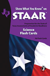 STAAR Science Grade 8 English Flash Cards