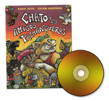 Chato & the Party Animals Book & CD (Spanish)