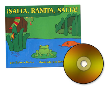 Jump, Frog, Jump Book & CD (Spanish)
