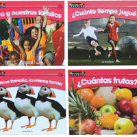 Around the Clock Family Involvement Math Kit in Spanish