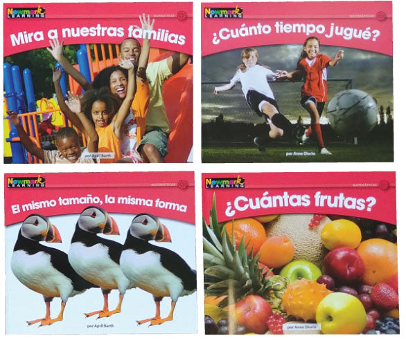 Around the Clock Family Involvement Math Kit in Spanish