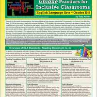 CCSS - Unique Practices for Inclusive Classrooms - ELA Reference Guide
