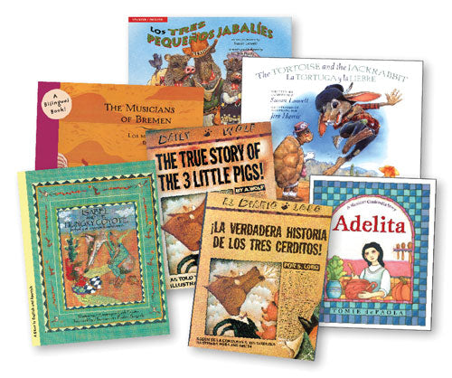 Updated Hispanic Fairy Tales Bilingual Book Set