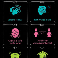 Prevent Spreading Germs Spanish Poster