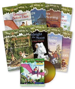 Magic Tree House Books 1-8 + Audio CD