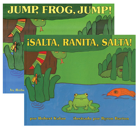 Jump, Frog, Jump Bilingual (English/Spanish) Book Set
