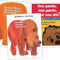Brown Bear Guide and 2 Hardcover Books Spanish/English