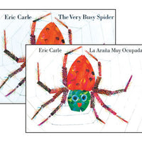 Very Busy Spider Bilingual (English/Spanish) Book Set